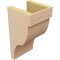 Ekena Millwork 6"W x 6"D x 12"H Wide Garner Rough Cedar Woodgrain TimberThane Corbel, Primed Tan CORUR06X06X12GARRCPR - alternate 5